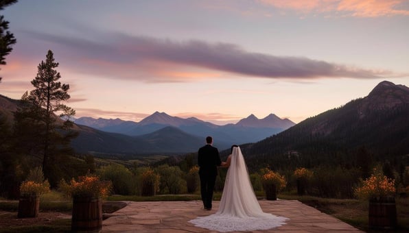 Unique weddings with a view and onsite lodging in Colorado.